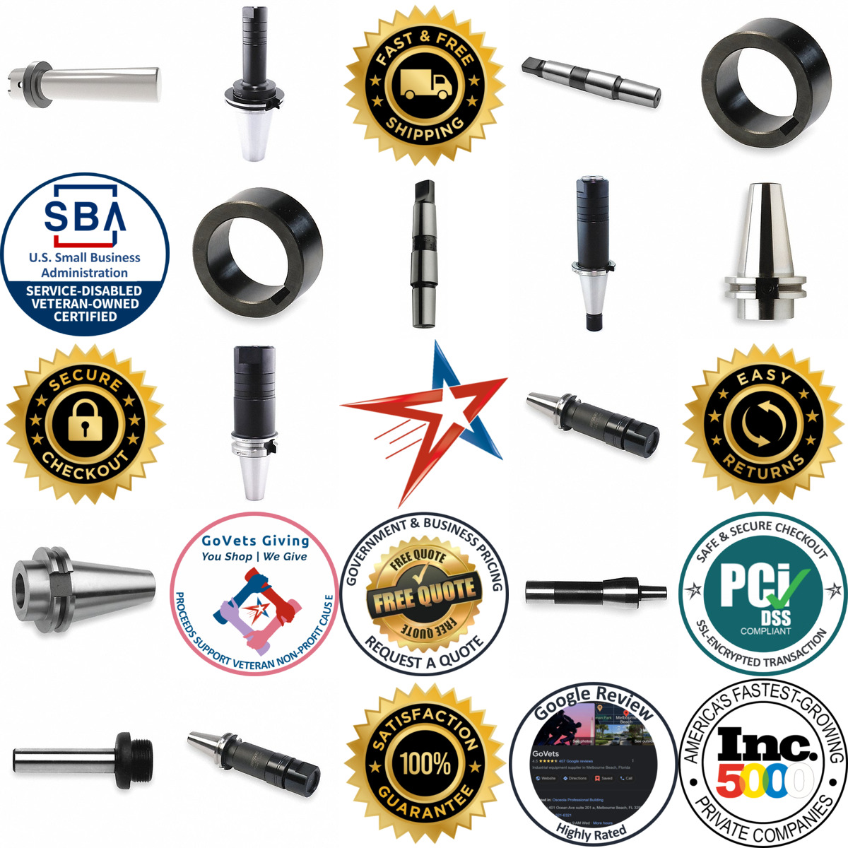 Millions of Products A selection of Milling Cutter Arbors products on GoVets