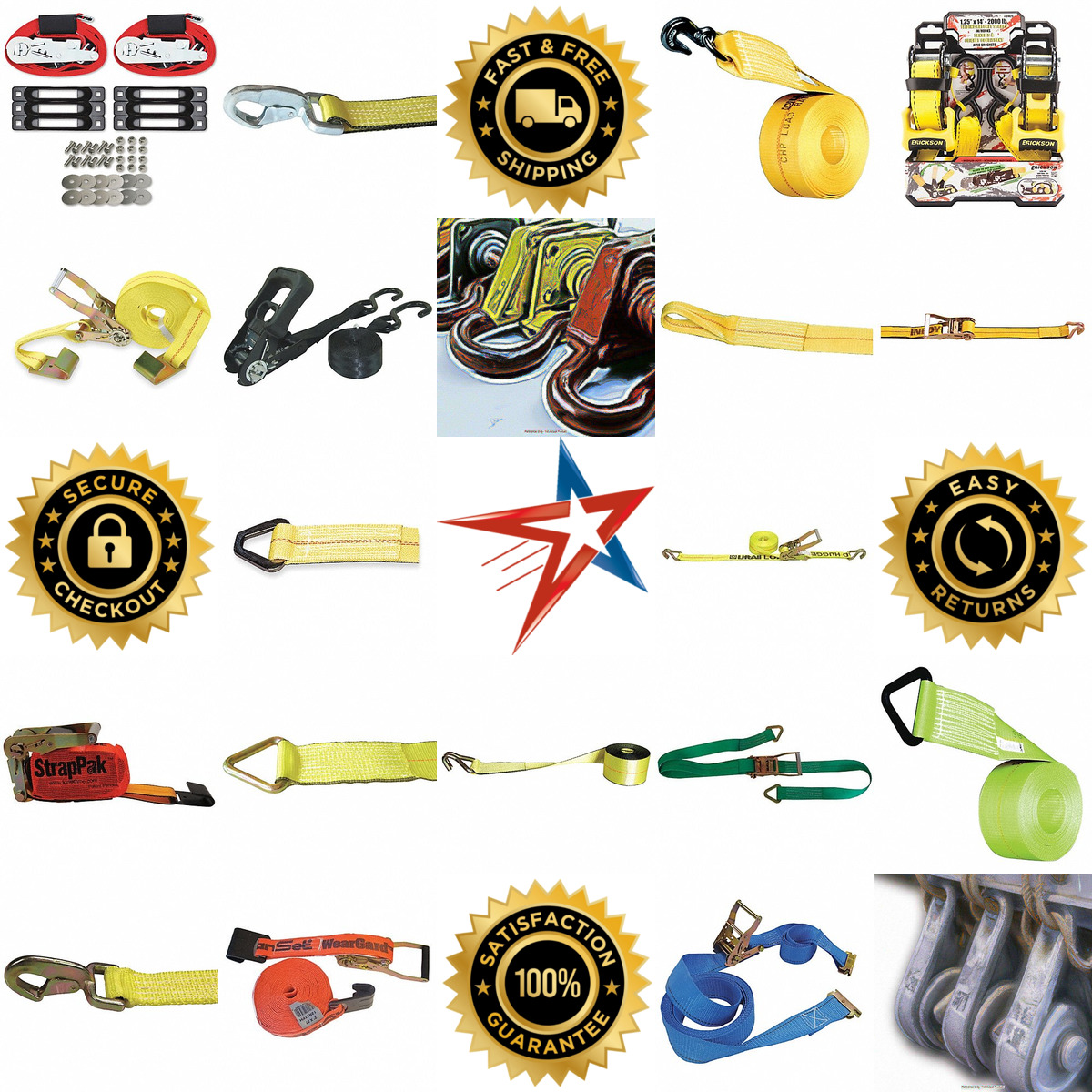 Millions of Products A selection of Cargo Tie Downs products on GoVets