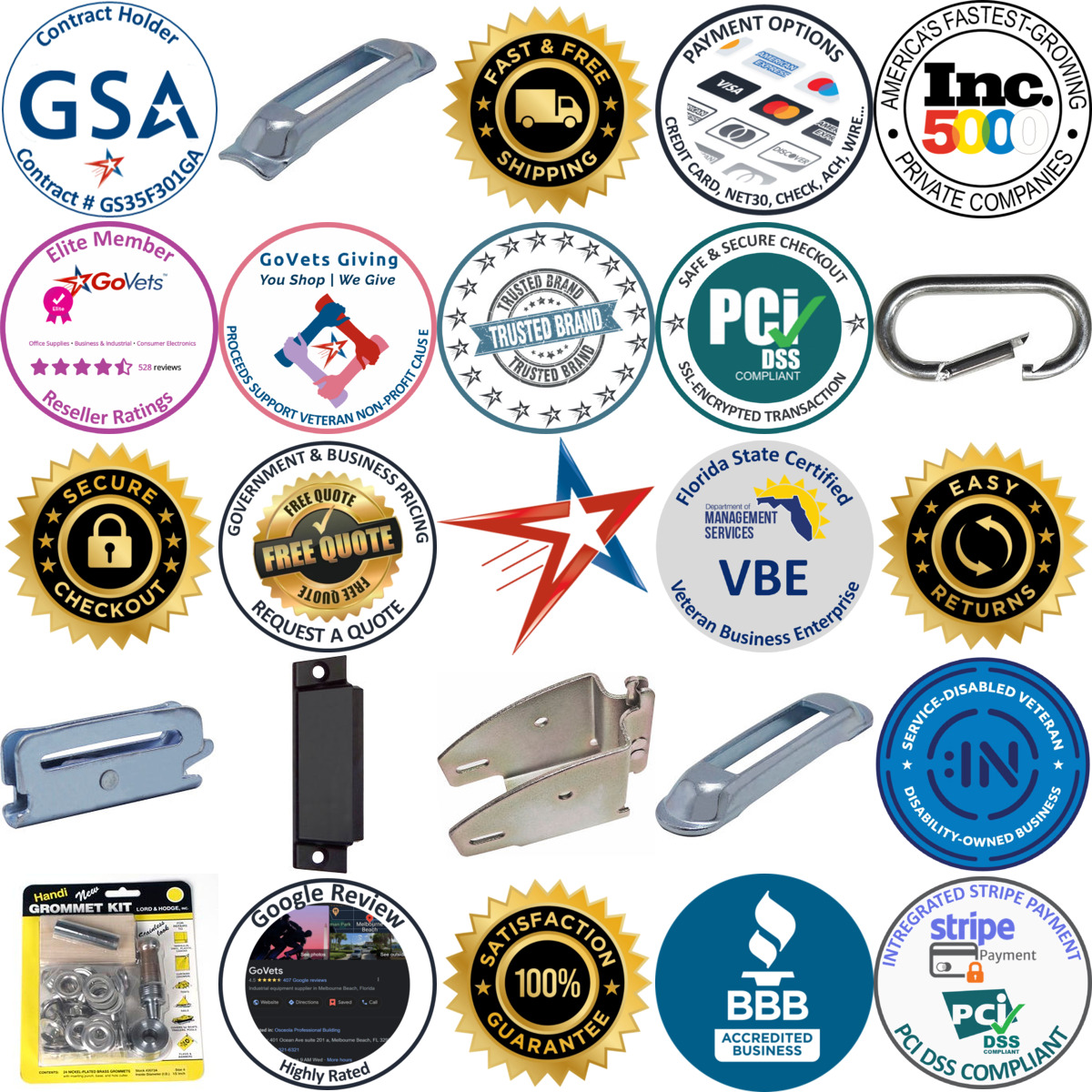 Millions of Products A selection of Cargo Restraint Accessories products on GoVets