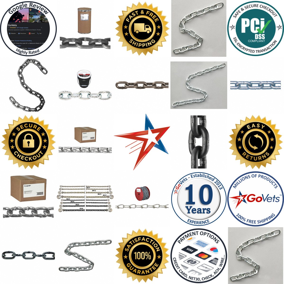 Millions of Products A selection of Chains products on GoVets