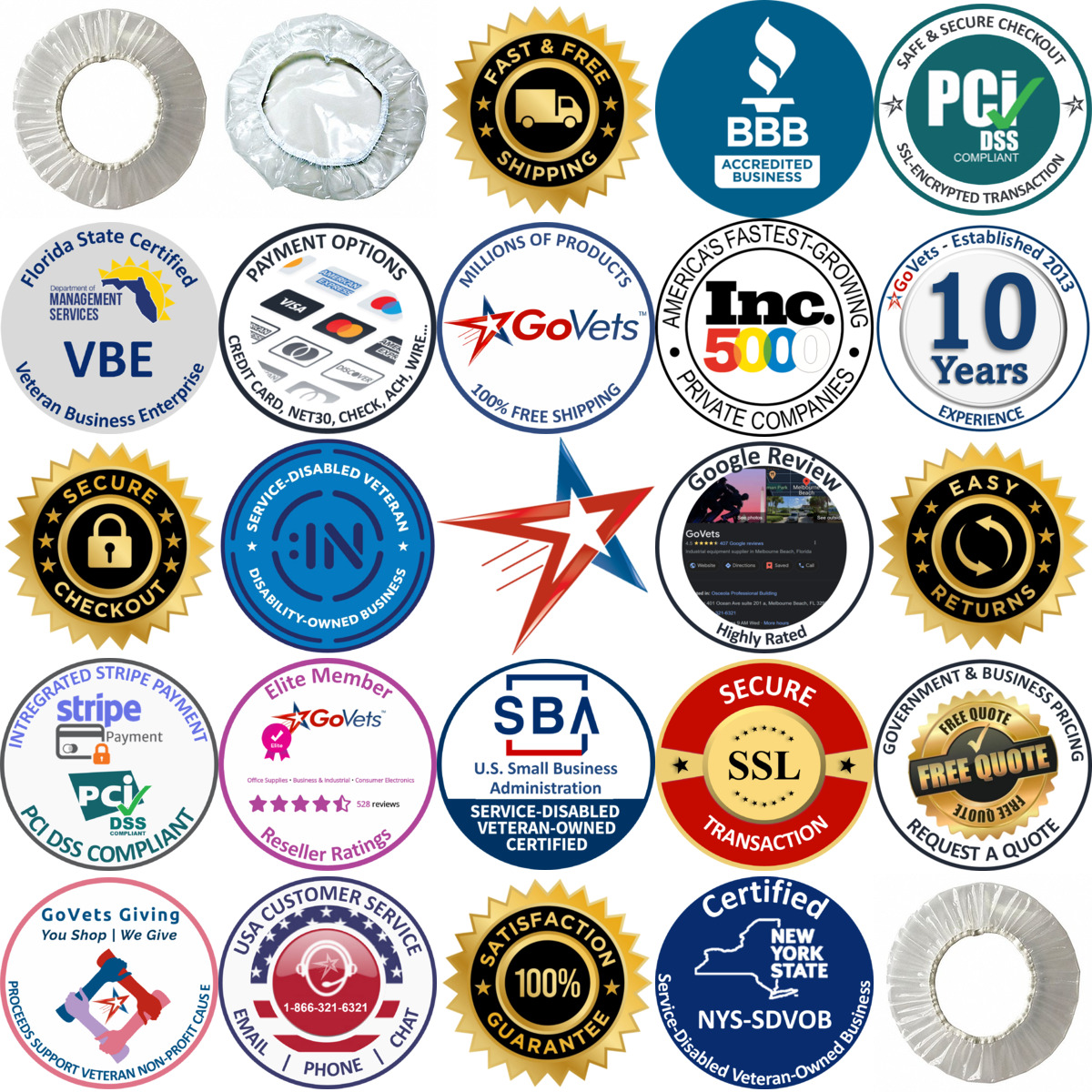 Millions of Products A selection of Drum Elastic Cap Covers products on GoVets