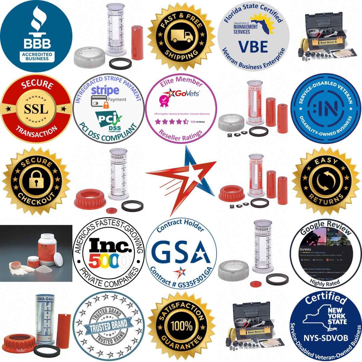 Millions of Products A selection of Drum and Drum Equipment Repair Kits products on GoVets