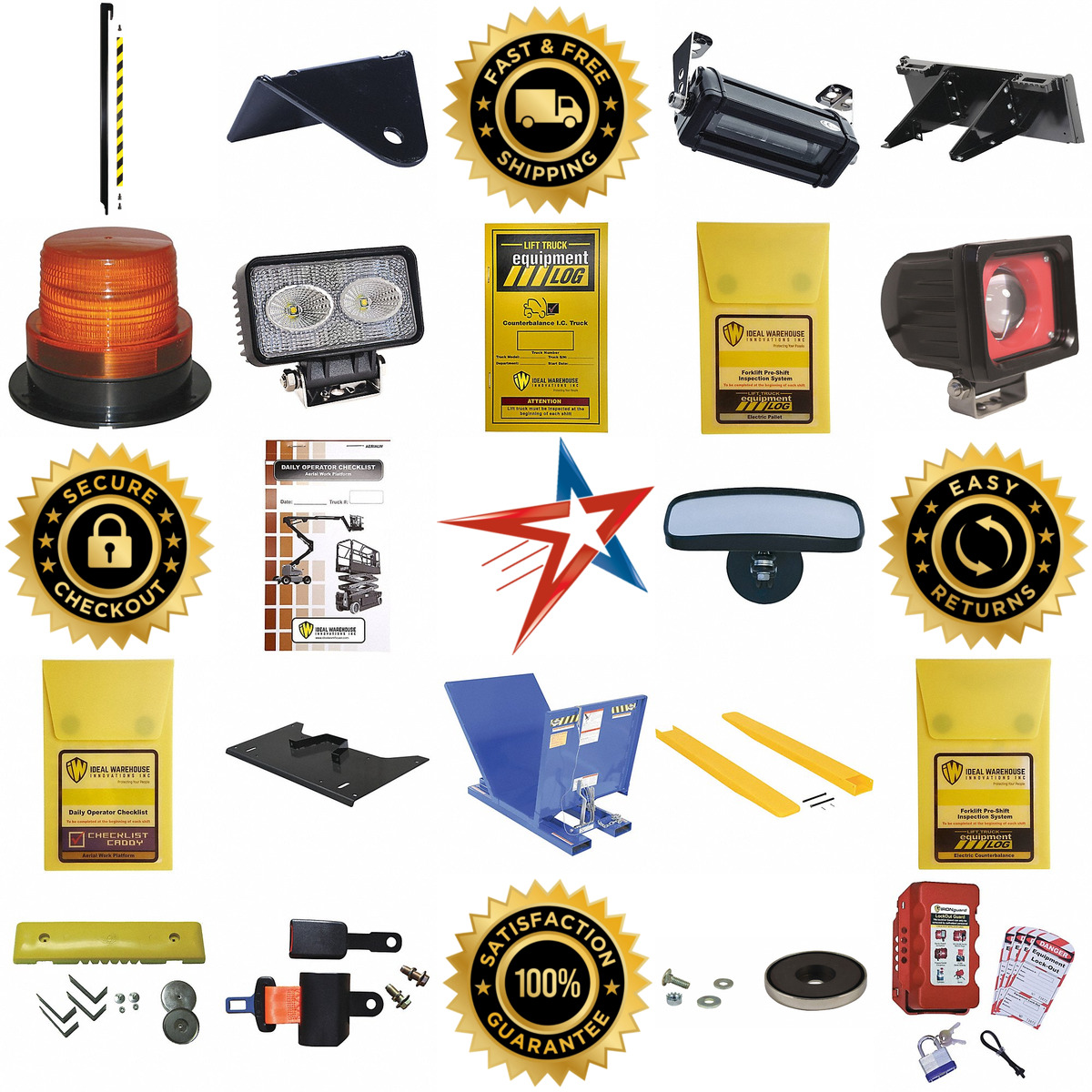 Millions of Products A selection of Forklift Accessories products on GoVets