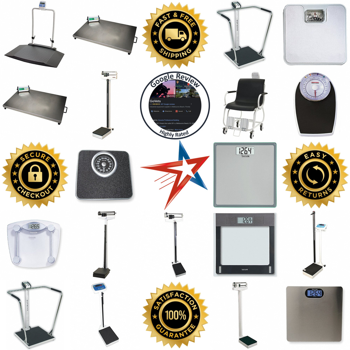 Millions of Products A selection of Bathroom and Medical Scales products on GoVets