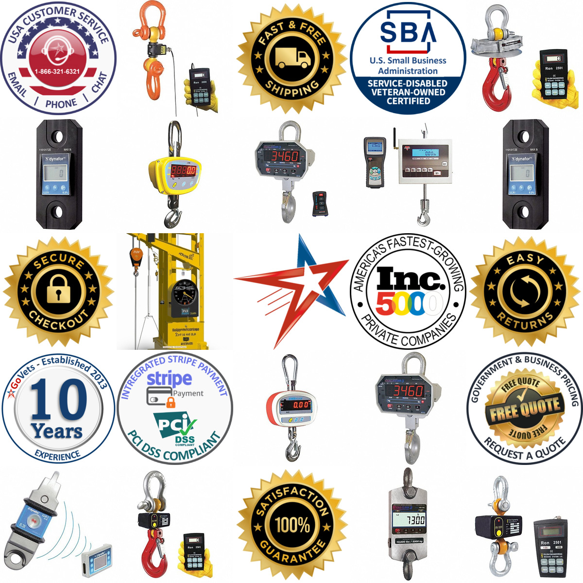 A selection of Crane Scales and Dynamometers products on GoVets