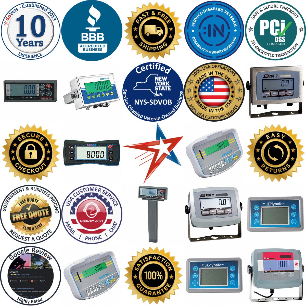 Millions of Products A selection of Scale Remote Displays products on GoVets