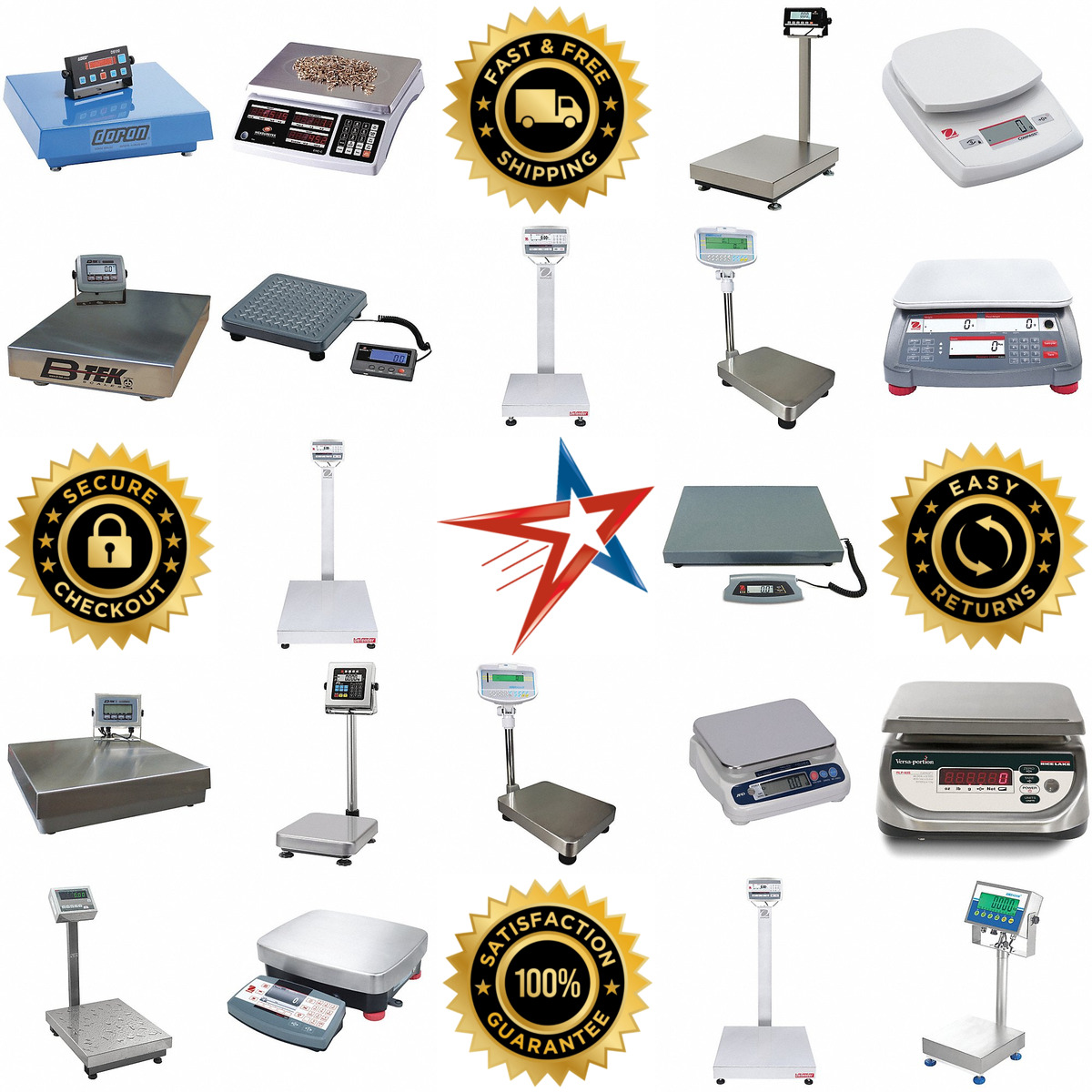 Millions of Products A selection of Shipping and Receiving Bench Scales products on GoVets