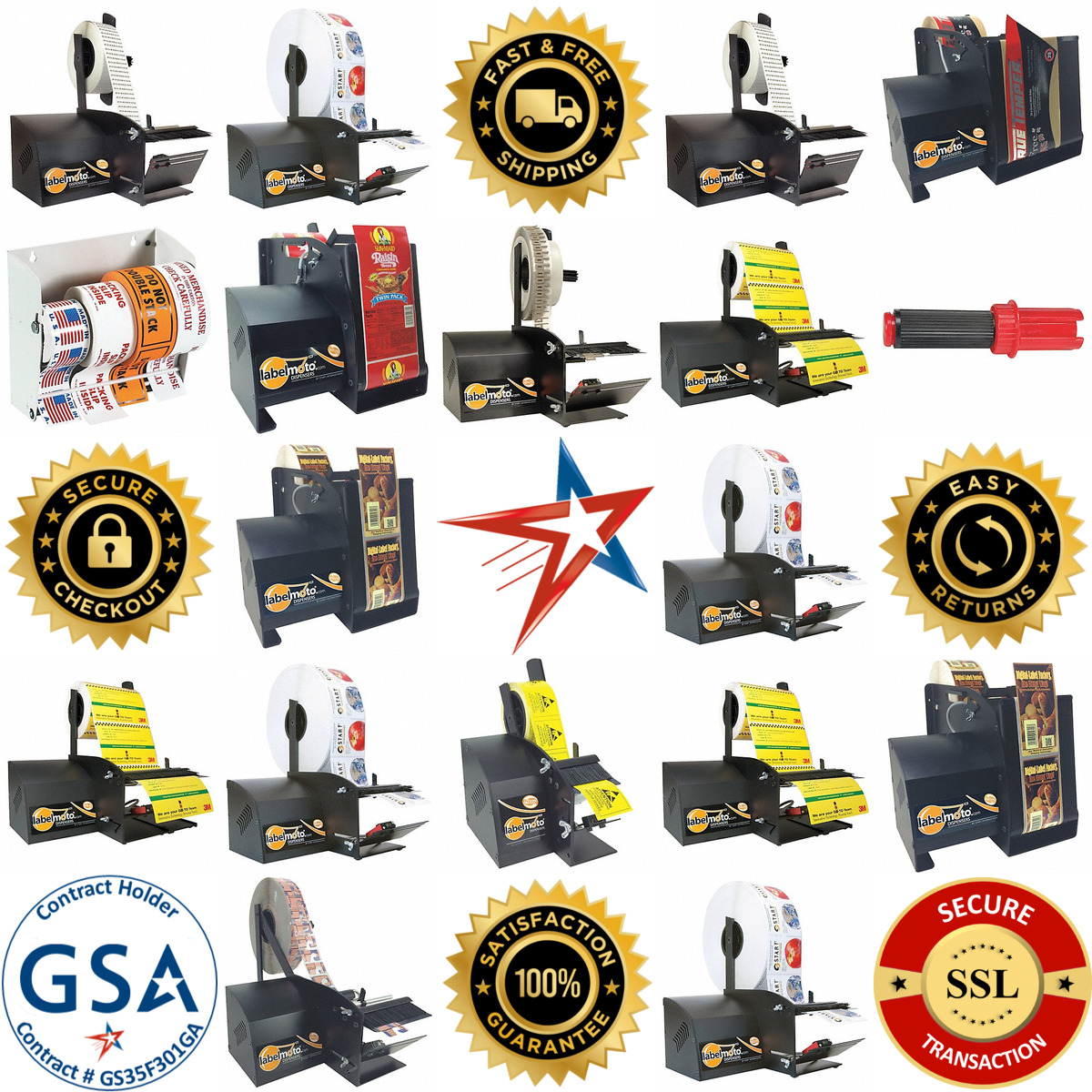 Millions of Products A selection of Electric Label Dispensers products on GoVets