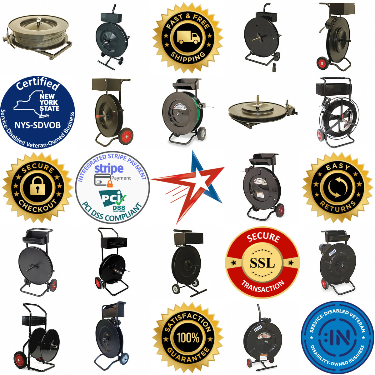 Millions of Products A selection of Strapping Dispensers products on GoVets