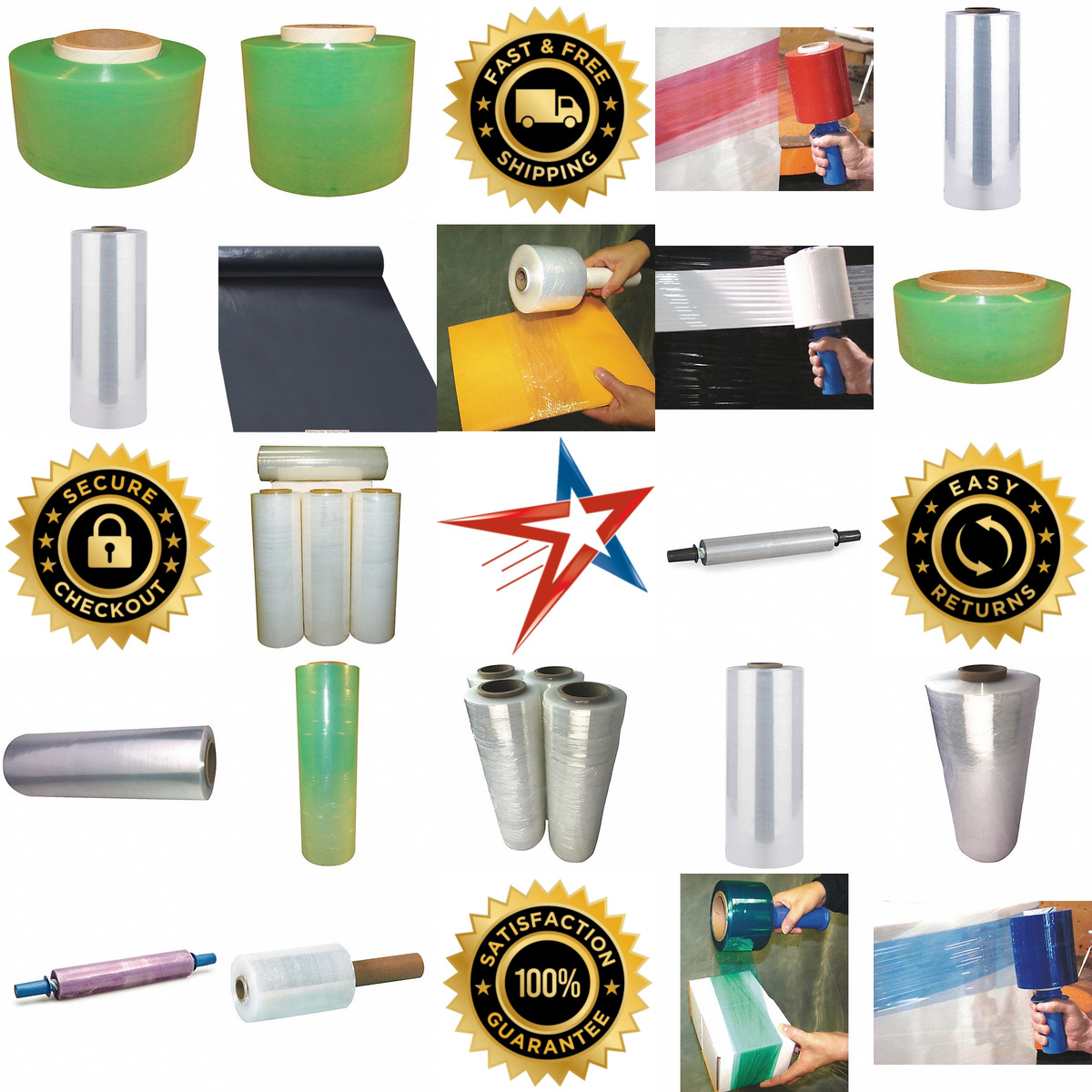 Millions of Products A selection of Stretch Wrap Films products on GoVets