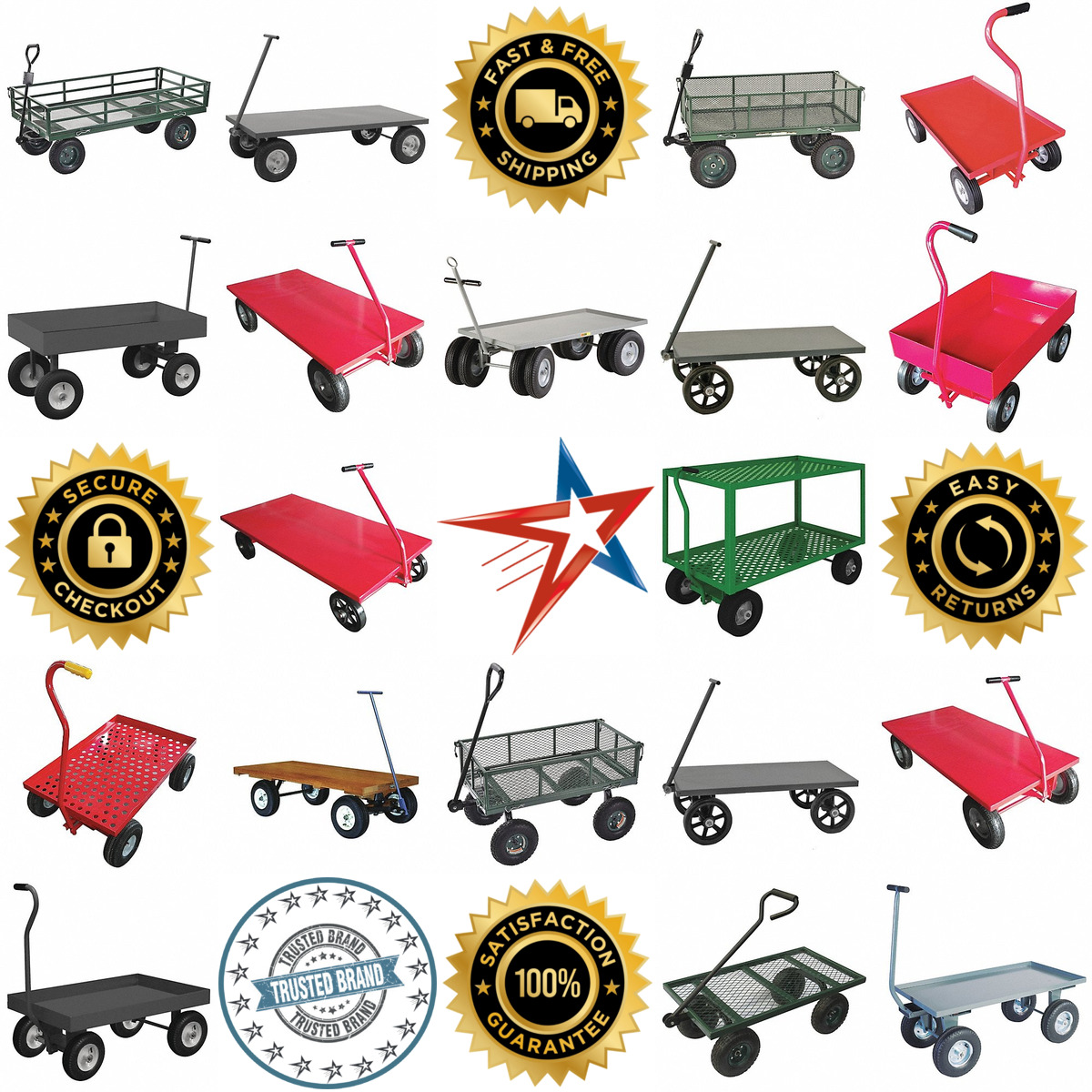Millions of Products A selection of Wagon Trucks products on GoVets