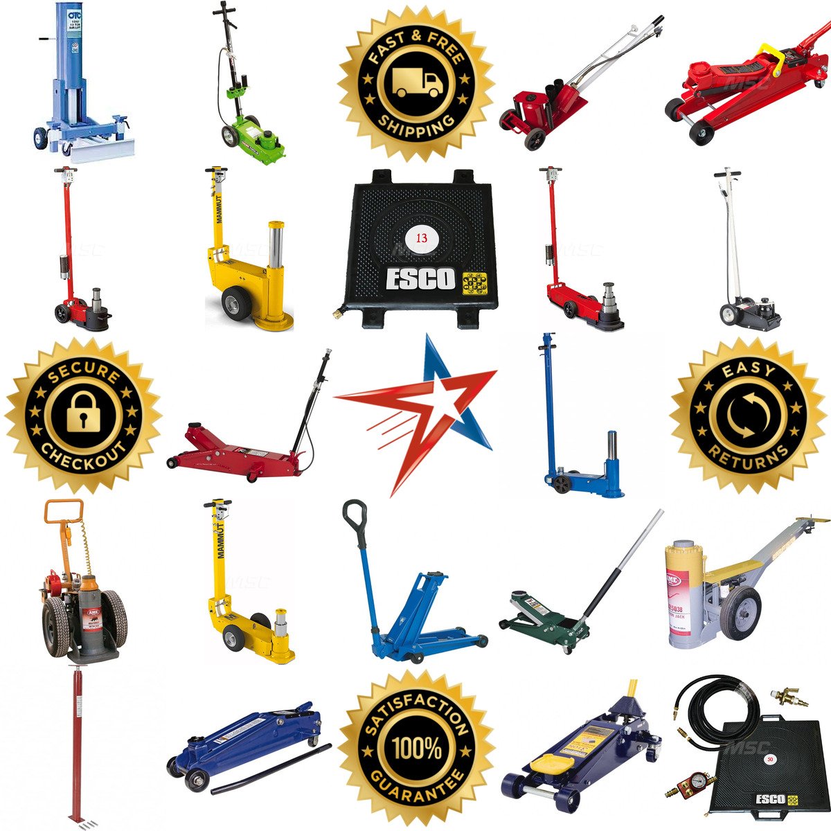 Millions of Products A selection of Service and Floor Jacks products on GoVets