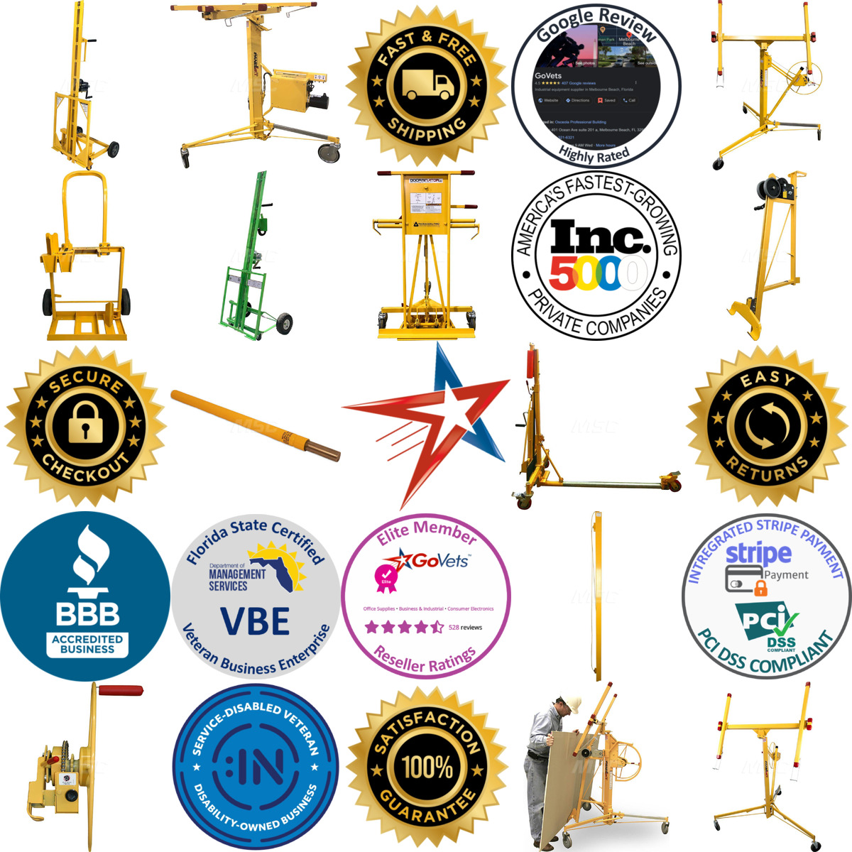 Millions of Products A selection of Panel Lifts products on GoVets