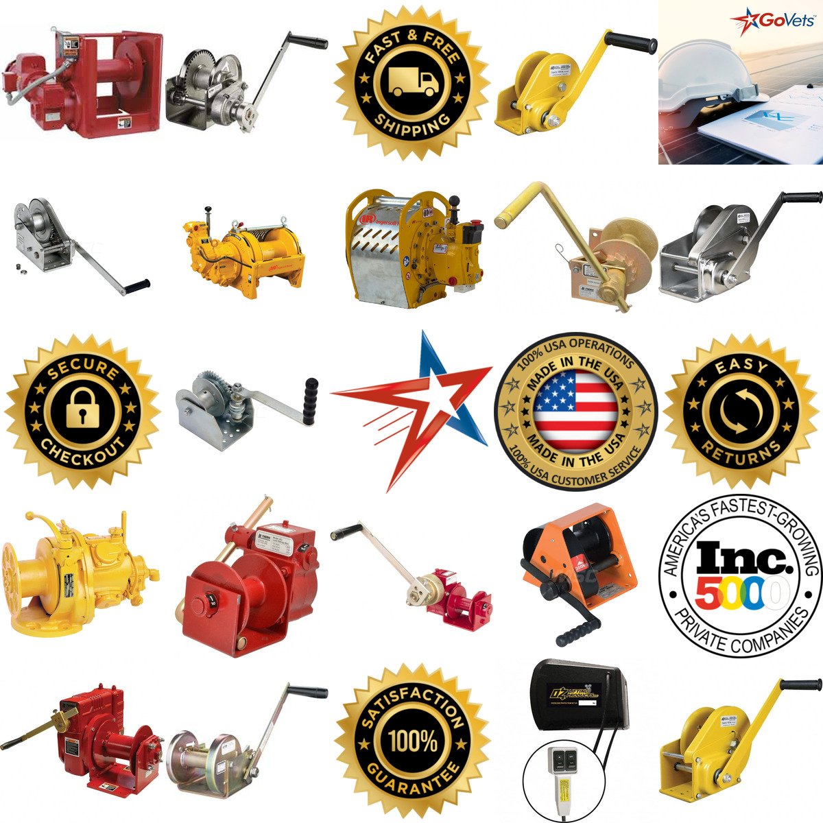 Millions of Products A selection of Winches products on GoVets