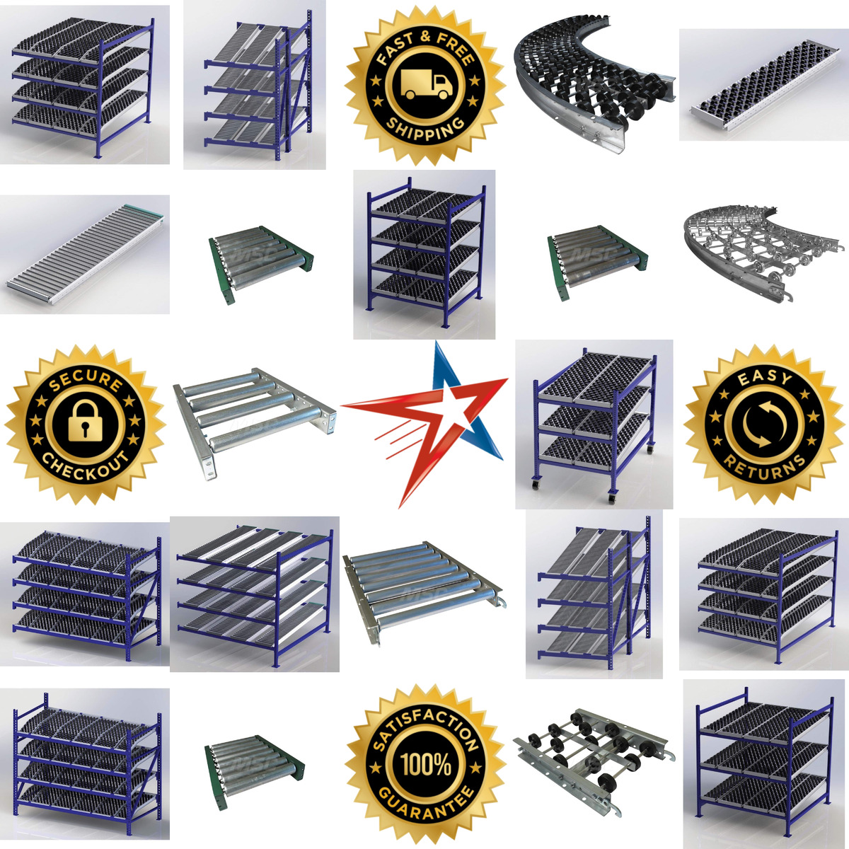 Millions of Products A selection of Gravity Conveyors products on GoVets