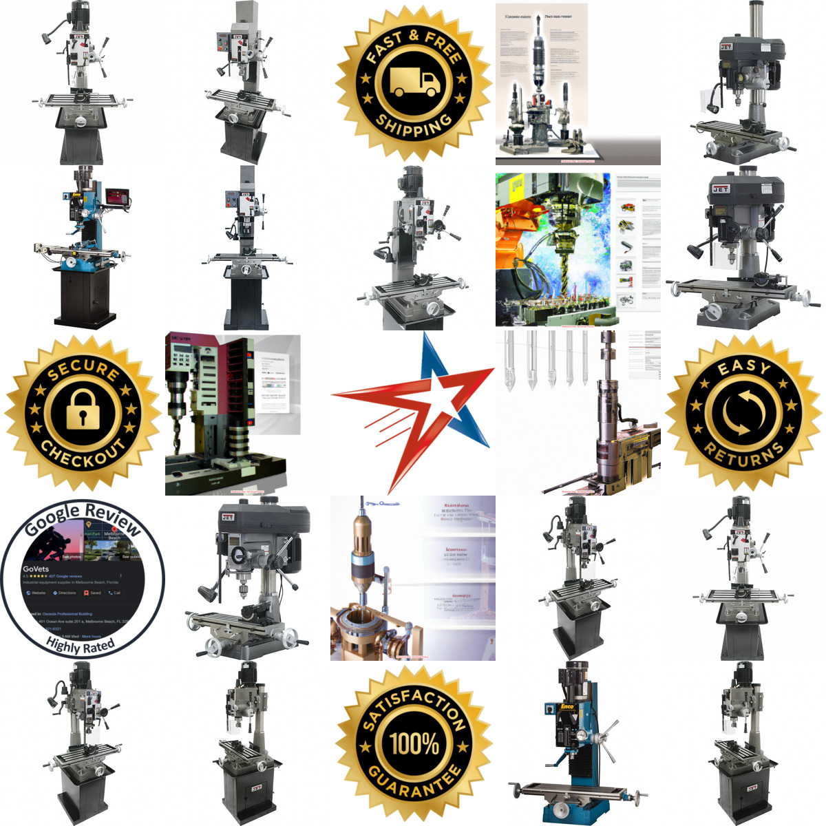 Millions of Products A selection of Mill Drill Machines products on GoVets