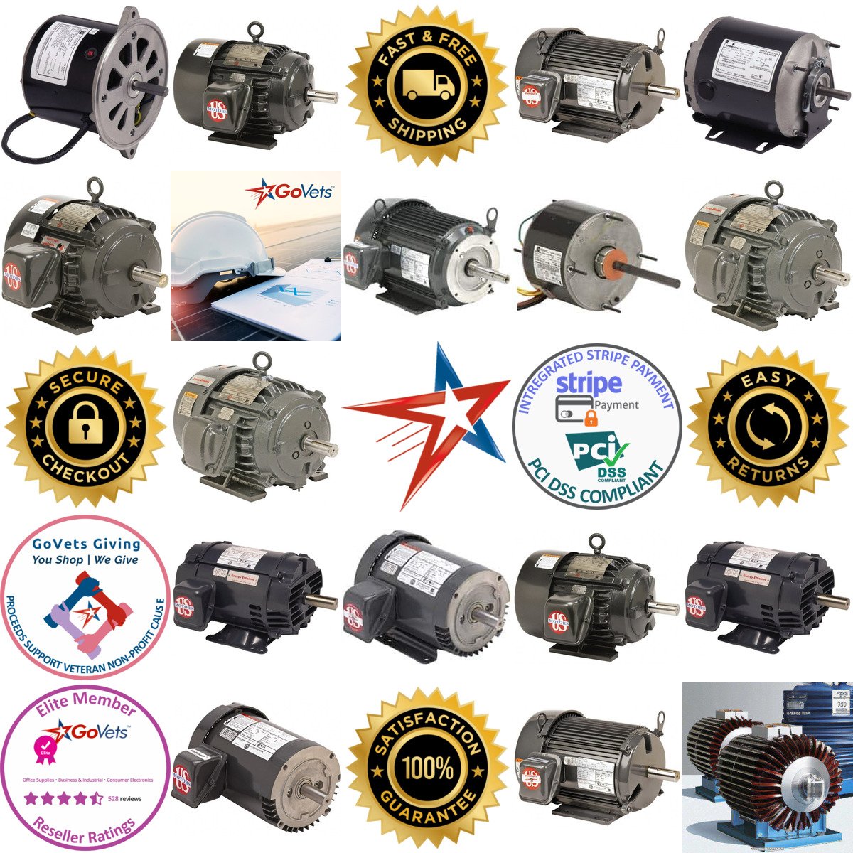 Millions of Products A selection of Industrial Electric ac dc Motors products on GoVets