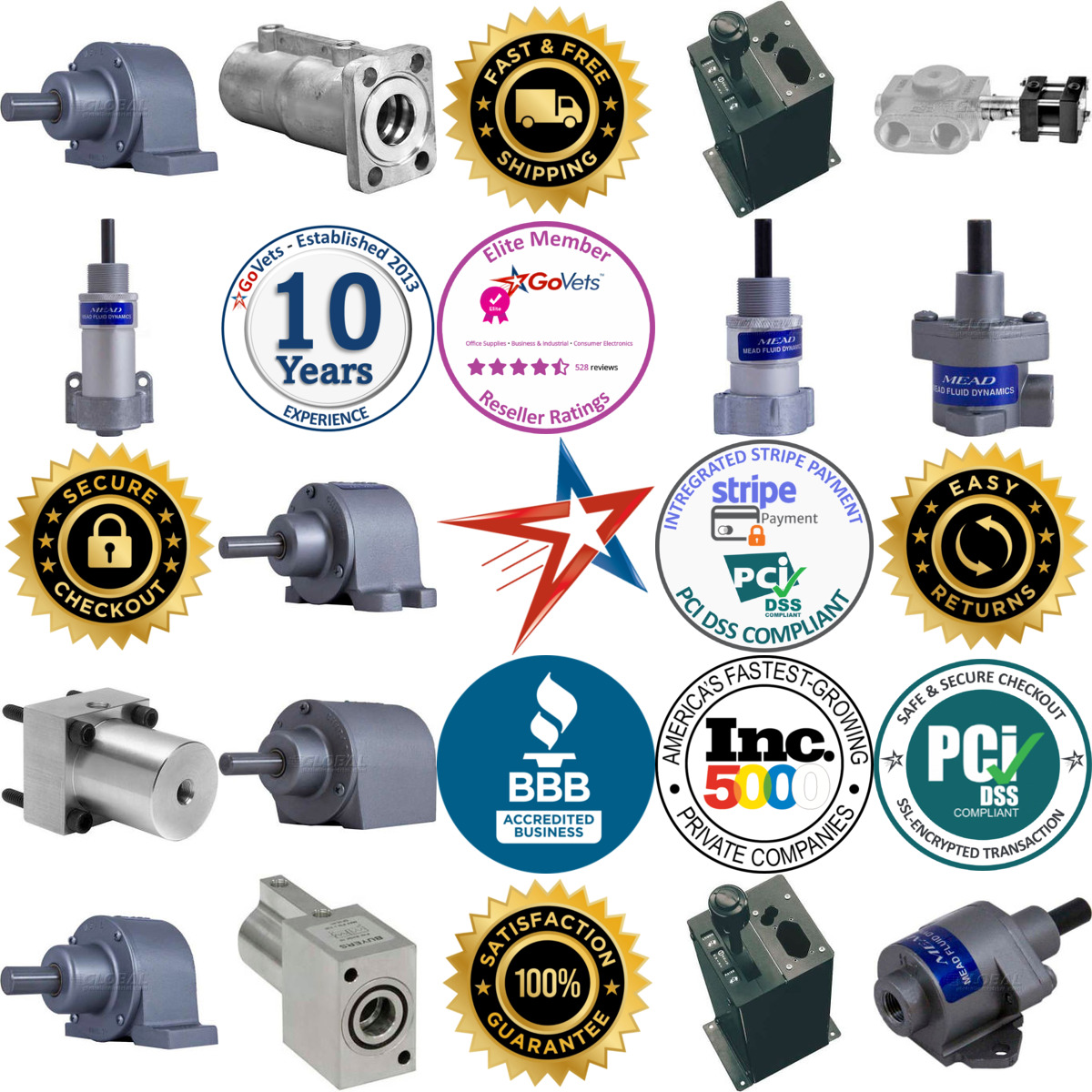 Millions of Products A selection of Pneumatic Cylinders products on GoVets