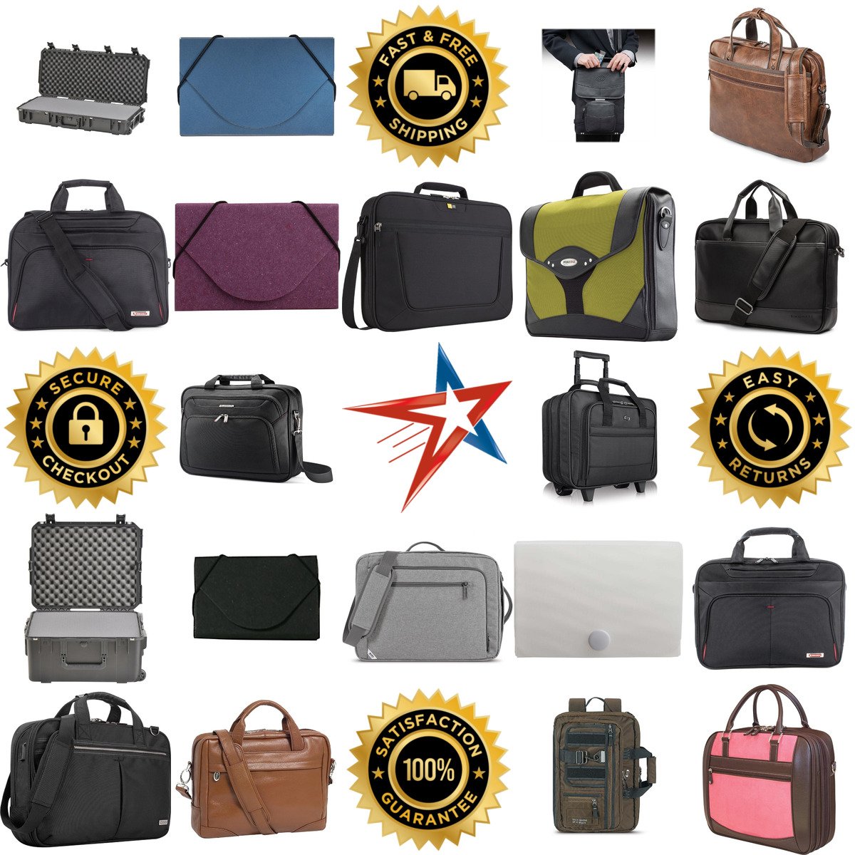 Millions of Products A selection of Briefcases and Padfolios products on GoVets