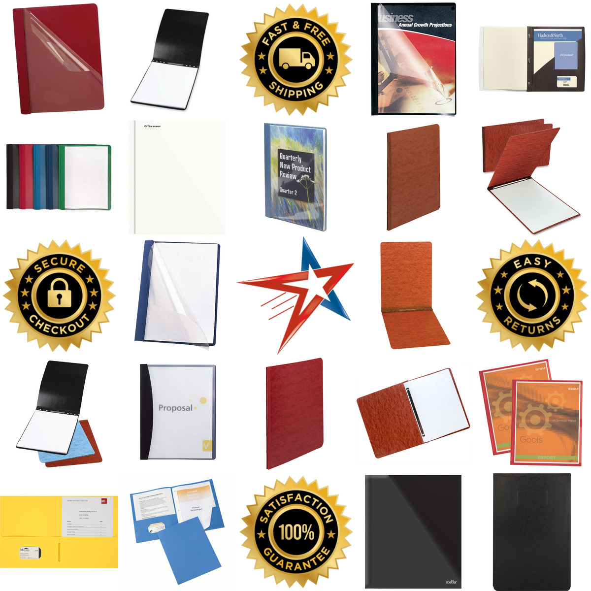 Millions of Products A selection of Report Covers and Portfolios products on GoVets
