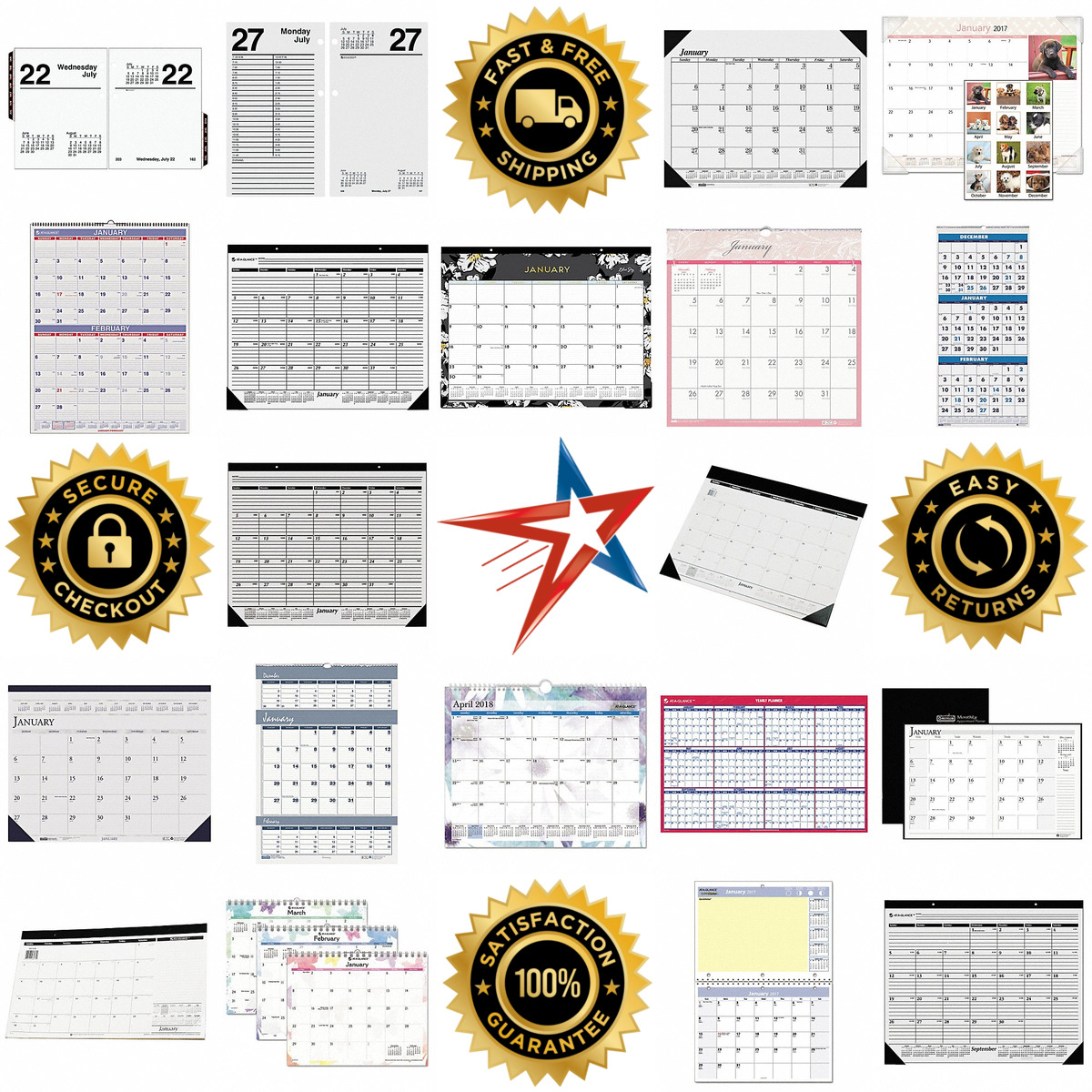 Millions of Products A selection of Calendars and Calendar Refills products on GoVets