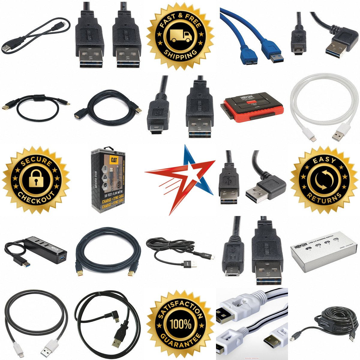 Millions of Products A selection of Usb Cables products on GoVets