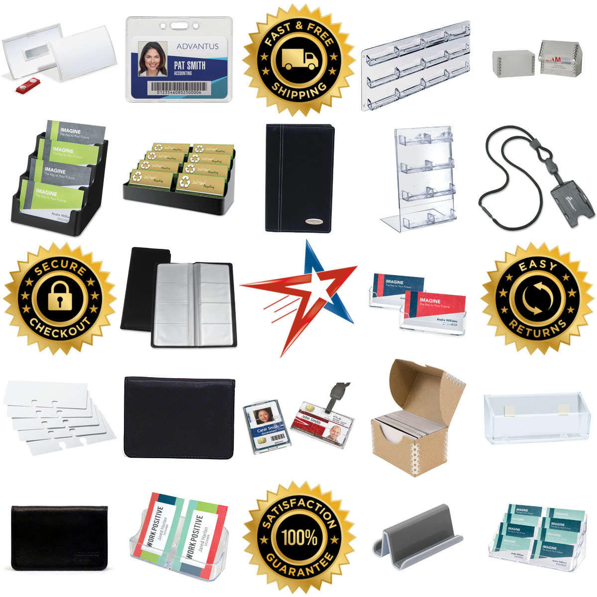 Millions of Products A selection of Business Card Holders products on GoVets