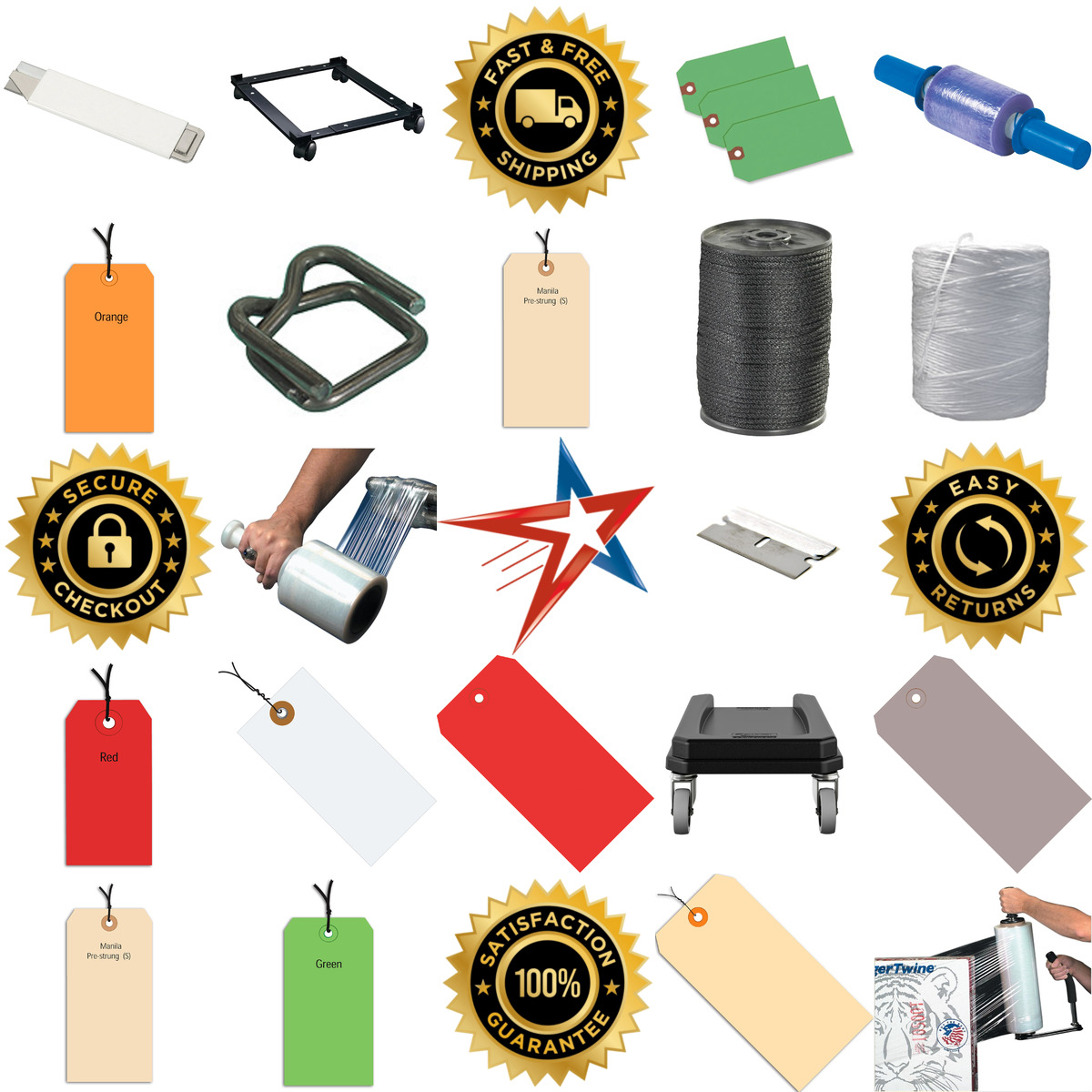 Millions of Products A selection of Industrial Shipping Supplies products on GoVets