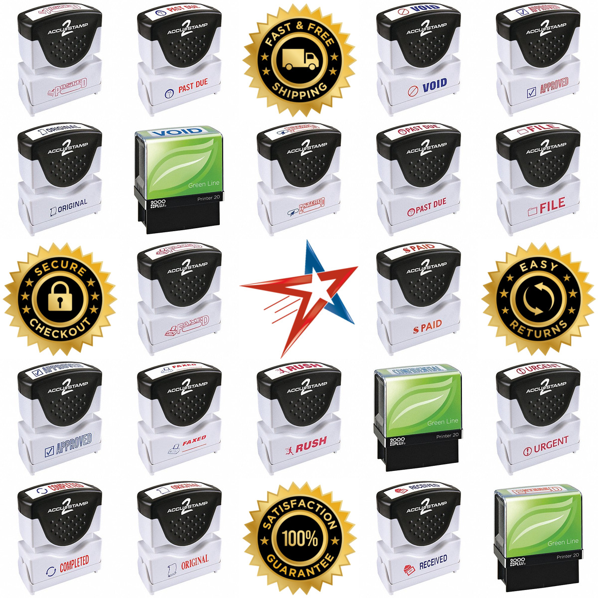 Millions of Products A selection of Message Stamps products on GoVets