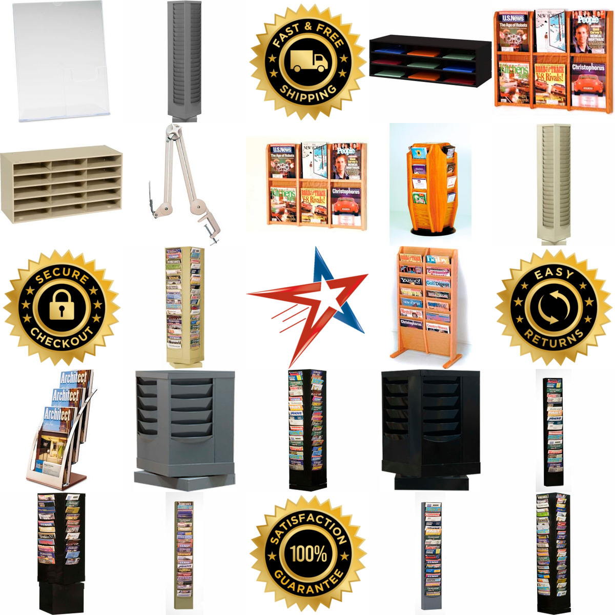 Millions of Products A selection of Literature and Mail Sorters products on GoVets