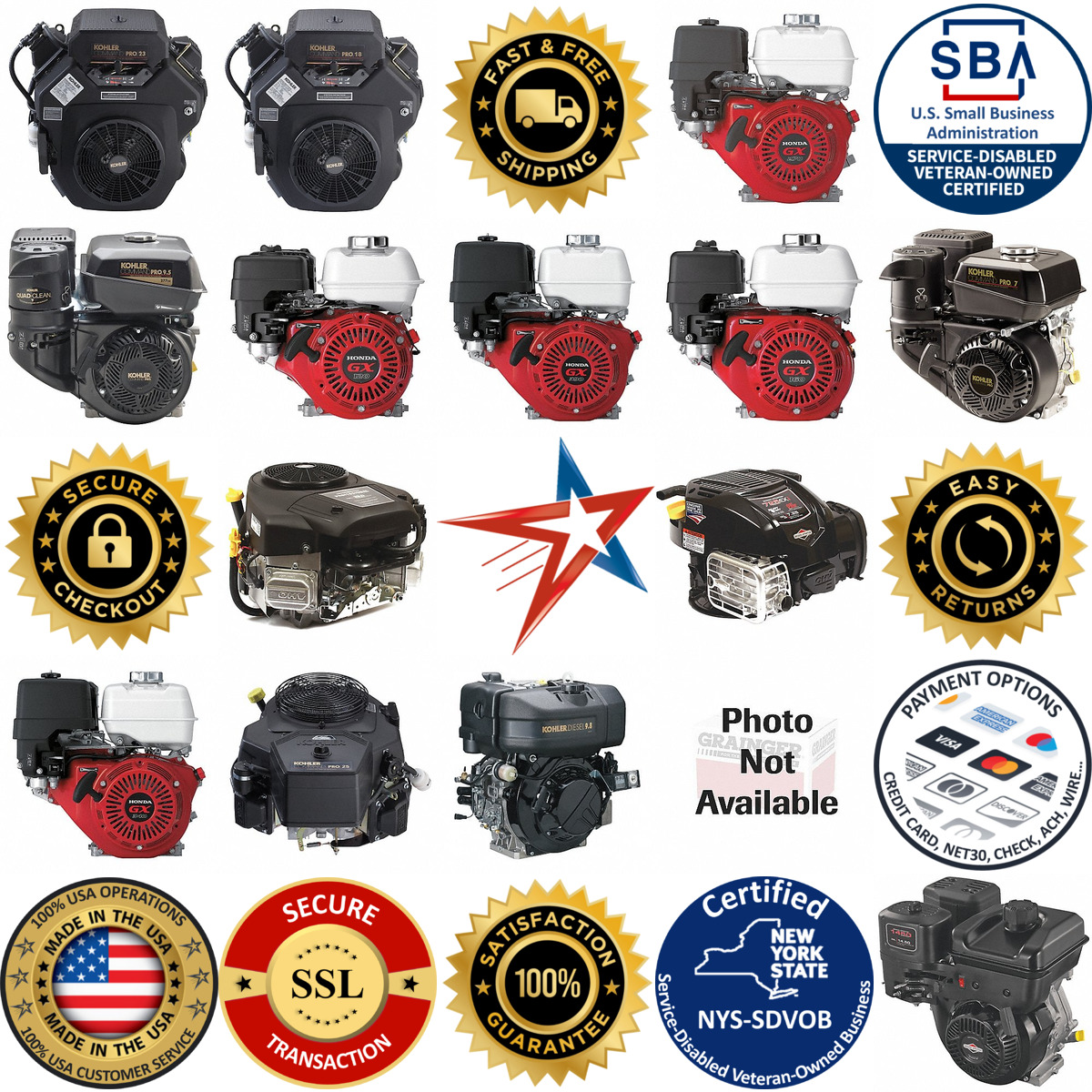 Millions of Products A selection of Gasoline Engines products on GoVets