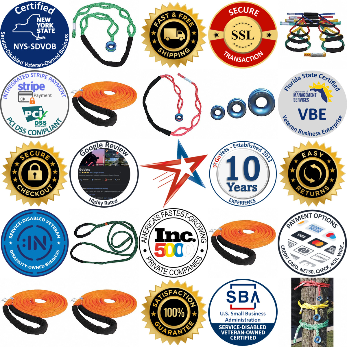 Millions of Products A selection of Tree Saddles and Slings products on GoVets