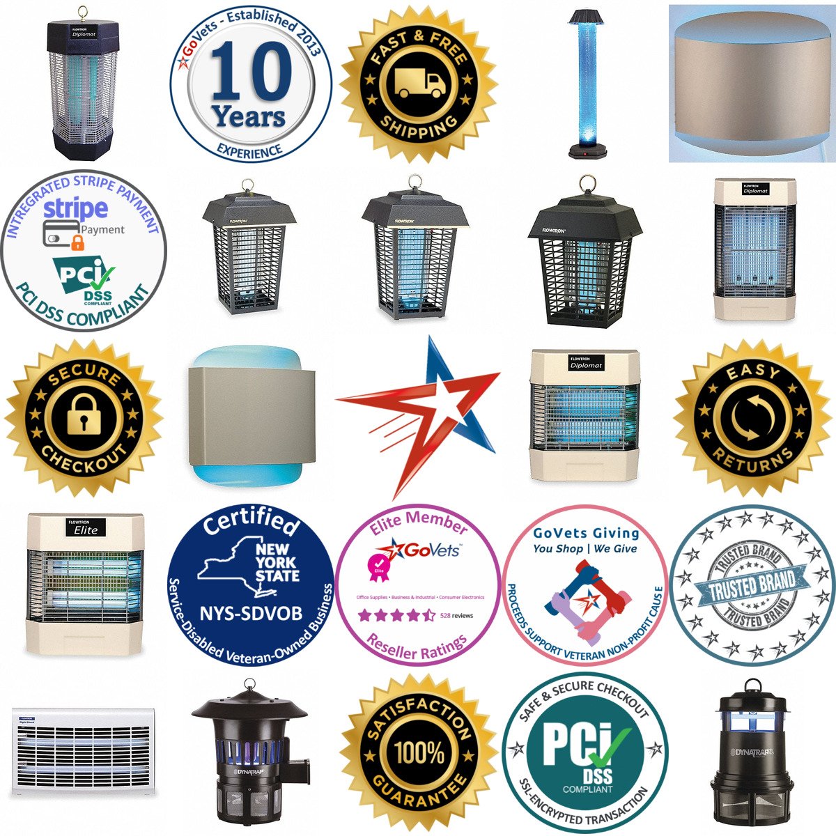 Millions of Products A selection of Electronic Bug Killers products on GoVets