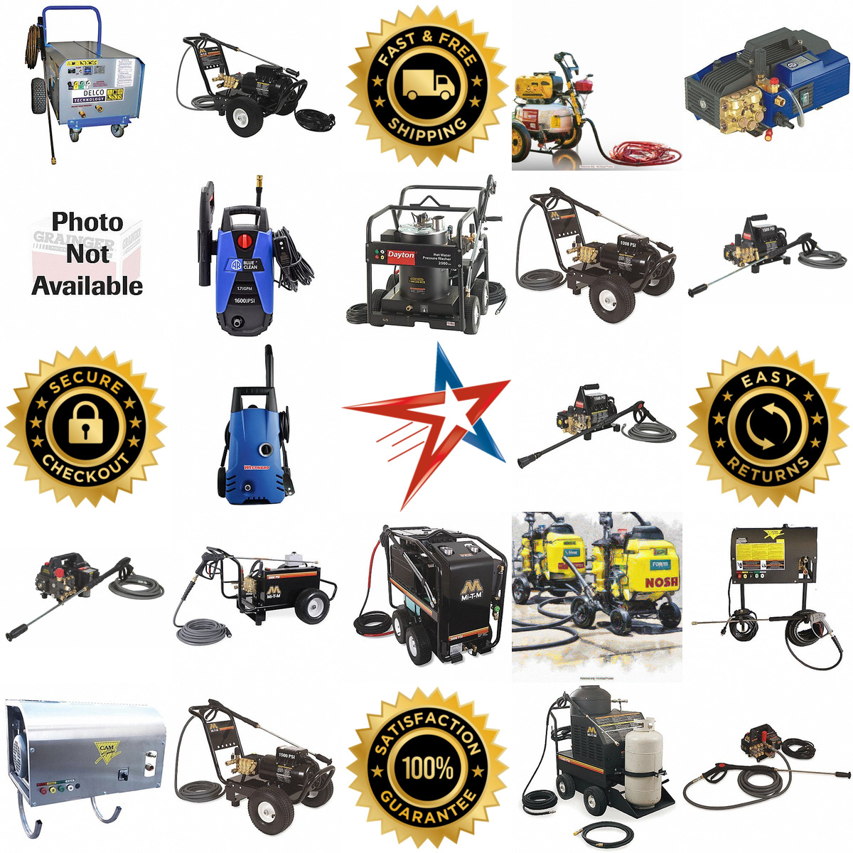 Millions of Products A selection of Electric Pressure Washers products on GoVets