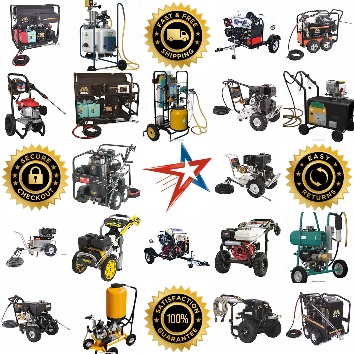 Millions of Products A selection of Gas Pressure Washers products on GoVets