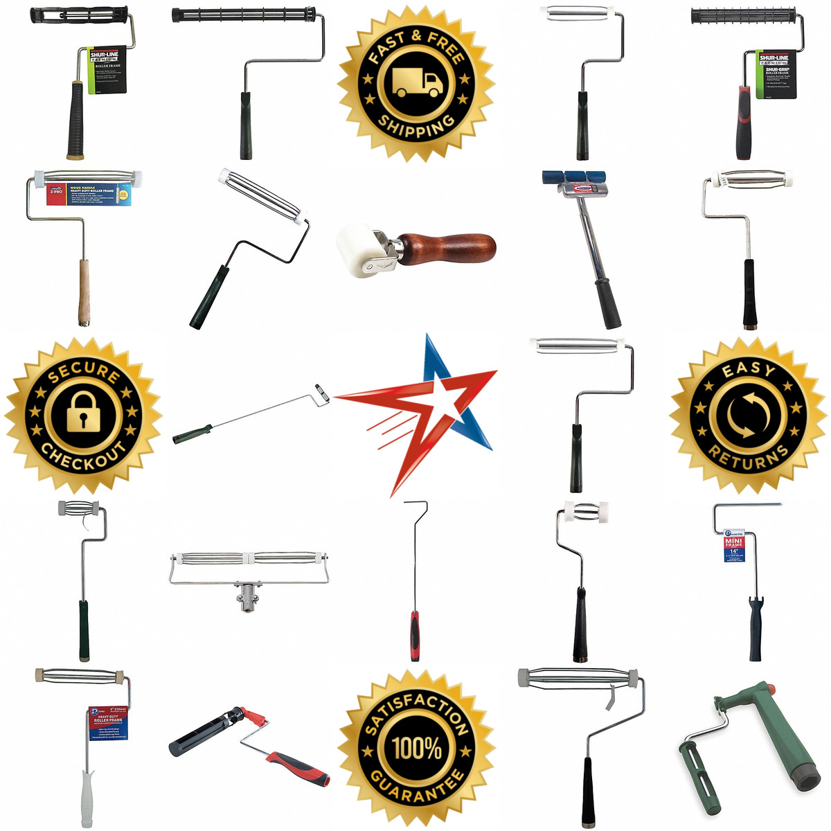 Millions of Products A selection of Paint Roller Frames products on GoVets