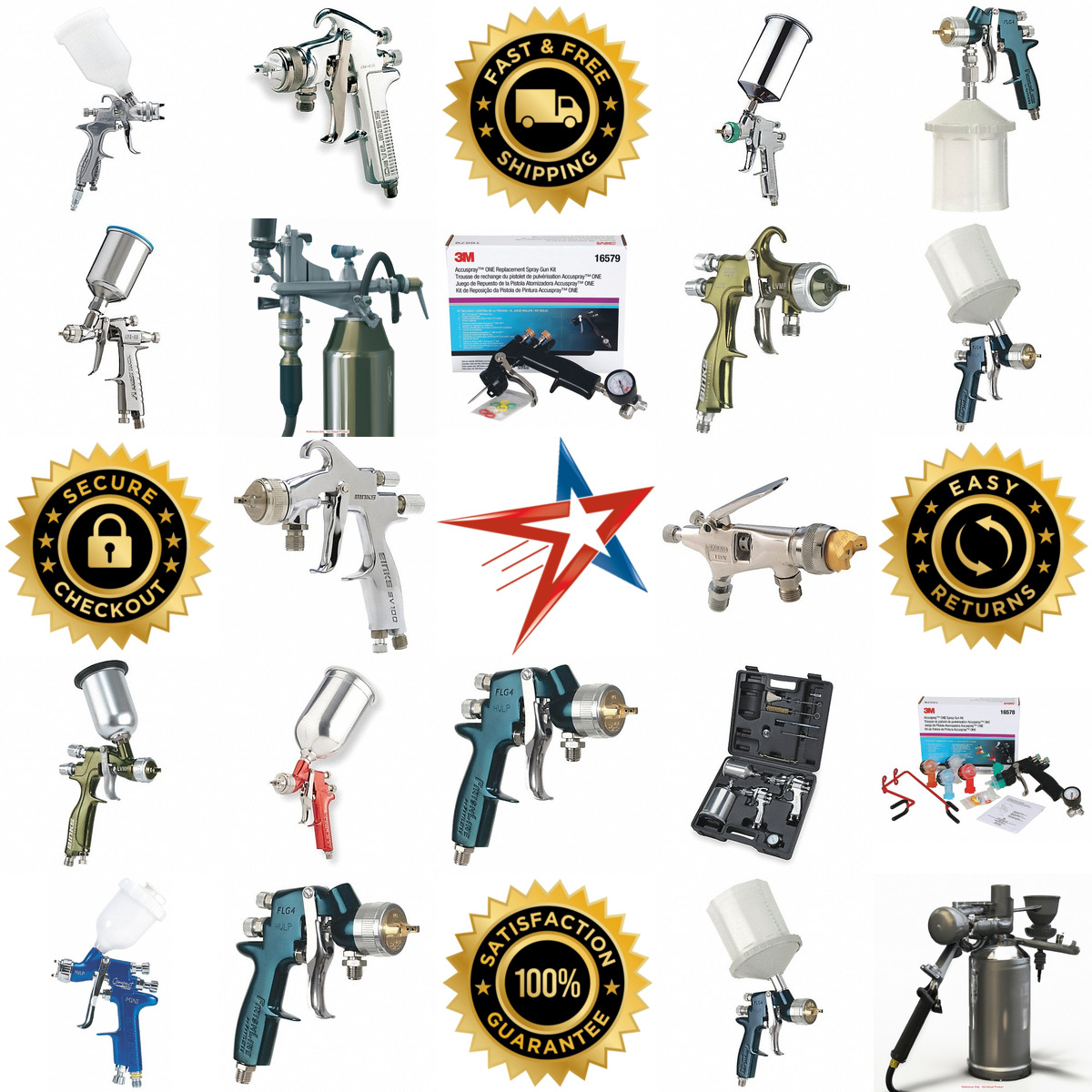Millions of Products A selection of Hvlp Spray Guns products on GoVets