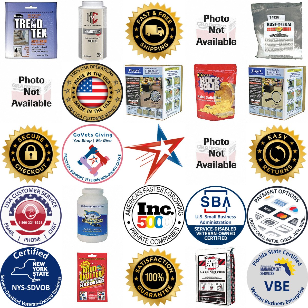 Millions of Products A selection of Paint Additives products on GoVets