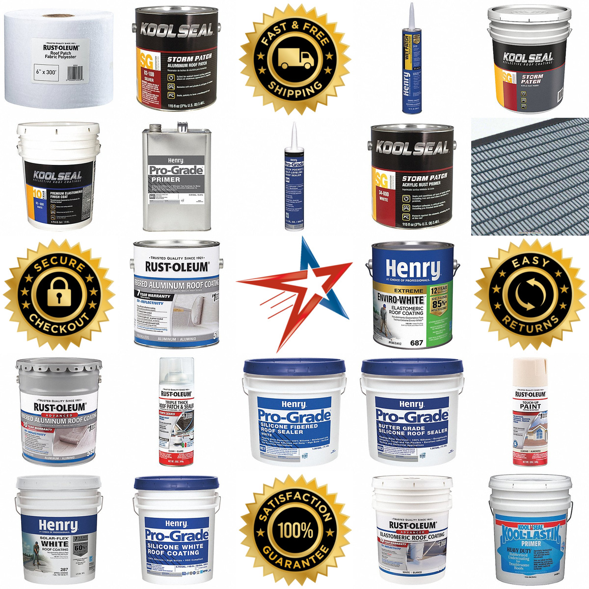 Millions of Products A selection of Roof Coatings products on GoVets