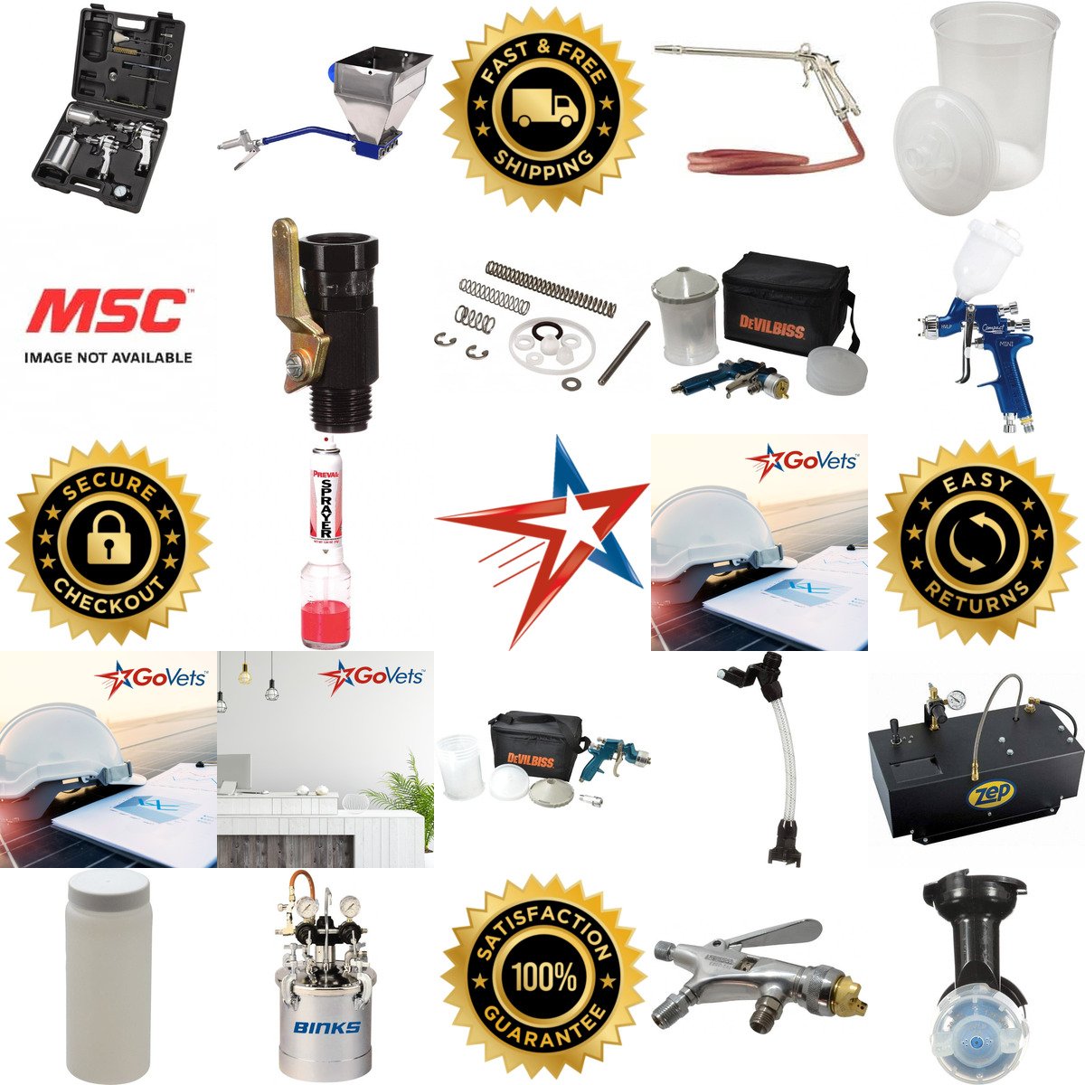 Millions of Products A selection of Paint Sprayers and Accessories products on GoVets
