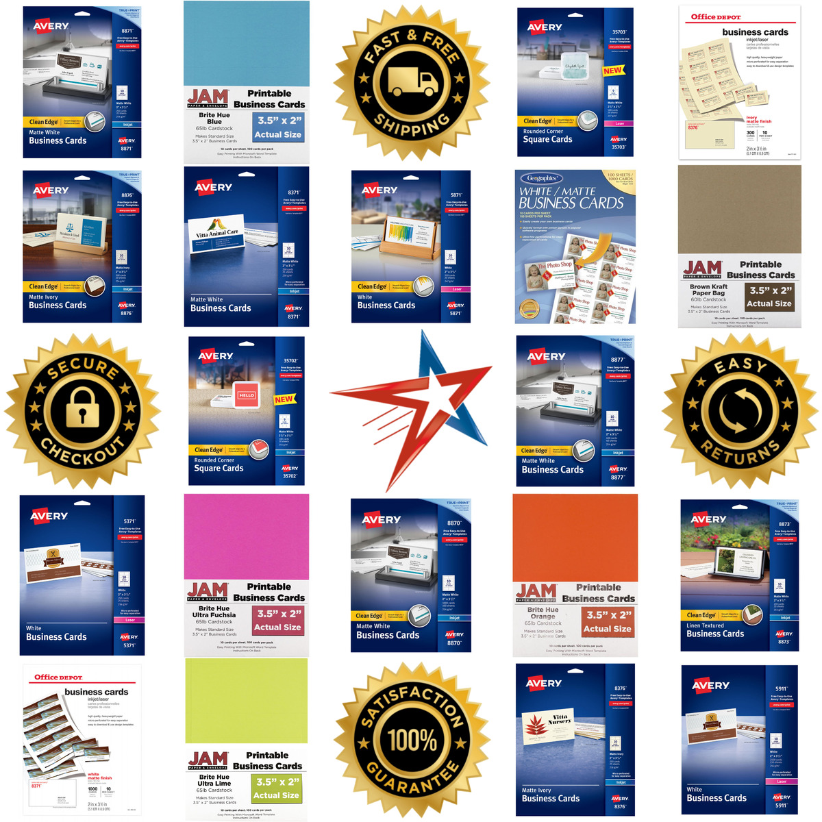 Millions of Products A selection of Diy Business Cards products on GoVets