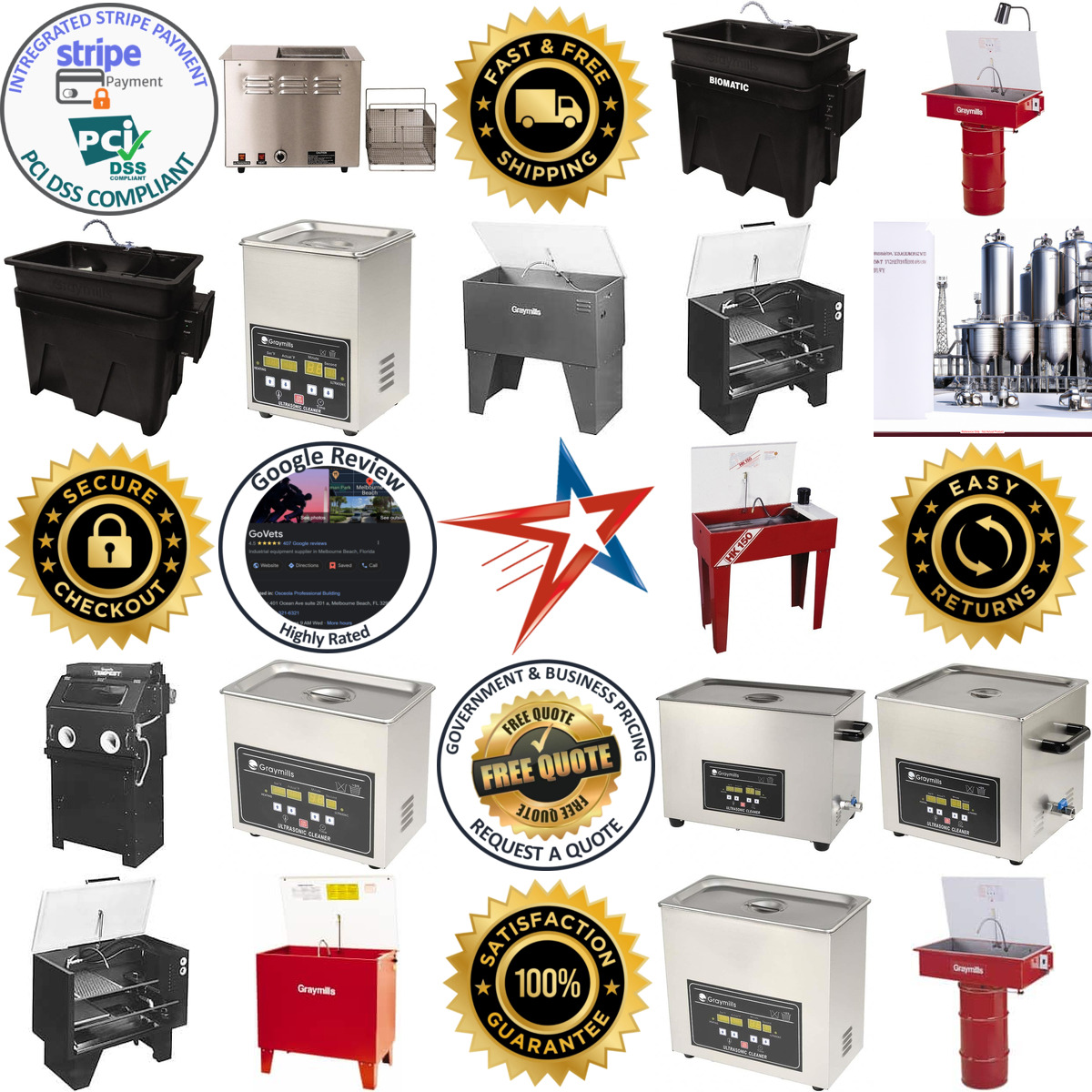 Millions of Products A selection of Graymills products on GoVets