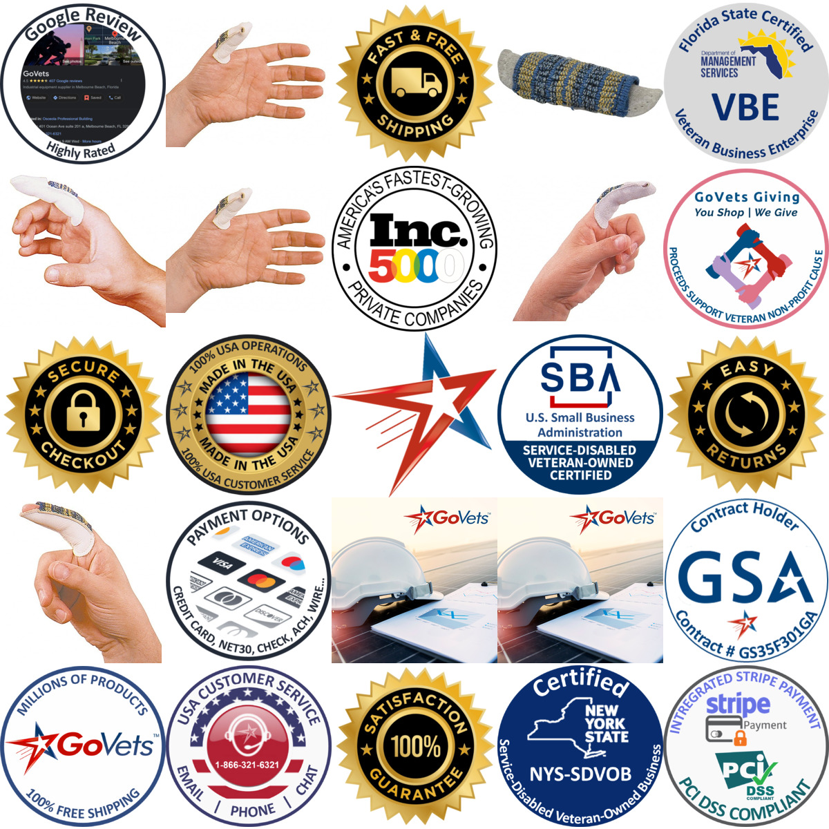 Millions of Products A selection of Finger Guards products on GoVets