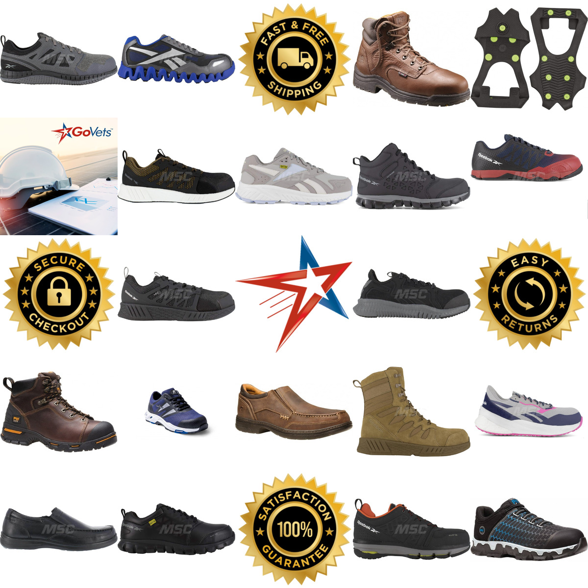 Millions of Products A selection of Protective Footwear products on GoVets