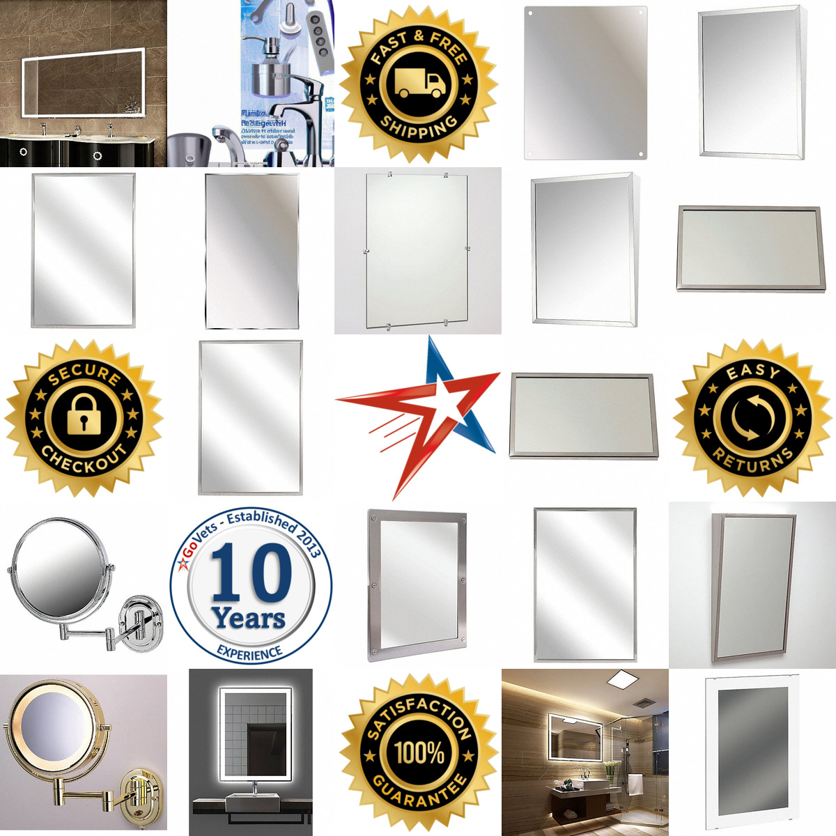 Millions of Products A selection of Bathroom Mirrors and Cabinets products on GoVets