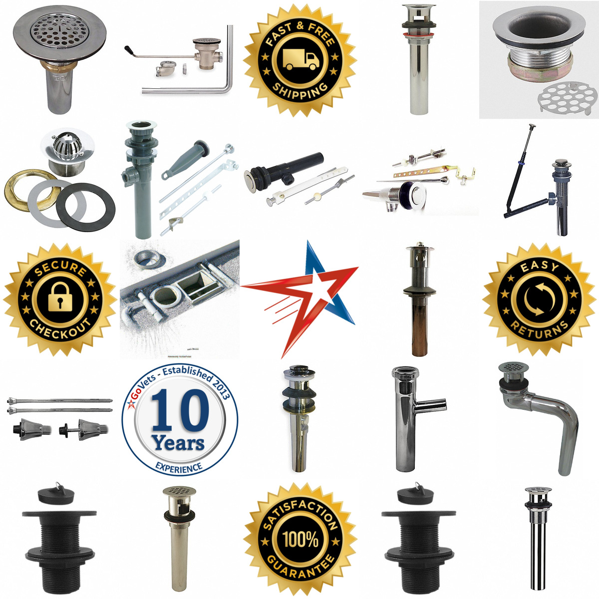 Millions of Products A selection of Sink Drains products on GoVets
