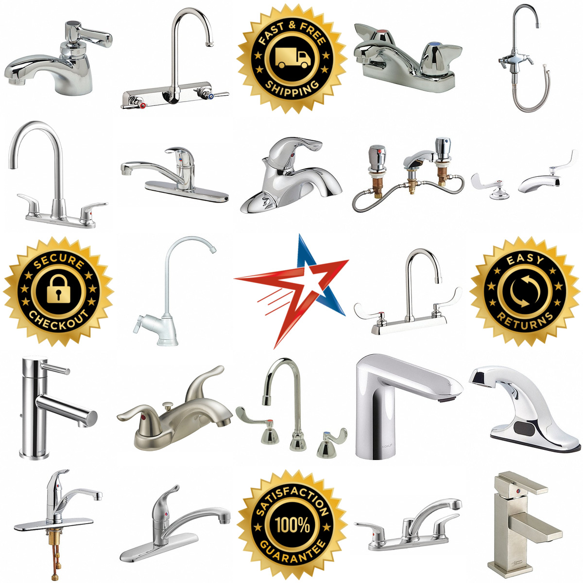 Millions of Products A selection of Kitchen and Bathroom Faucets products on GoVets