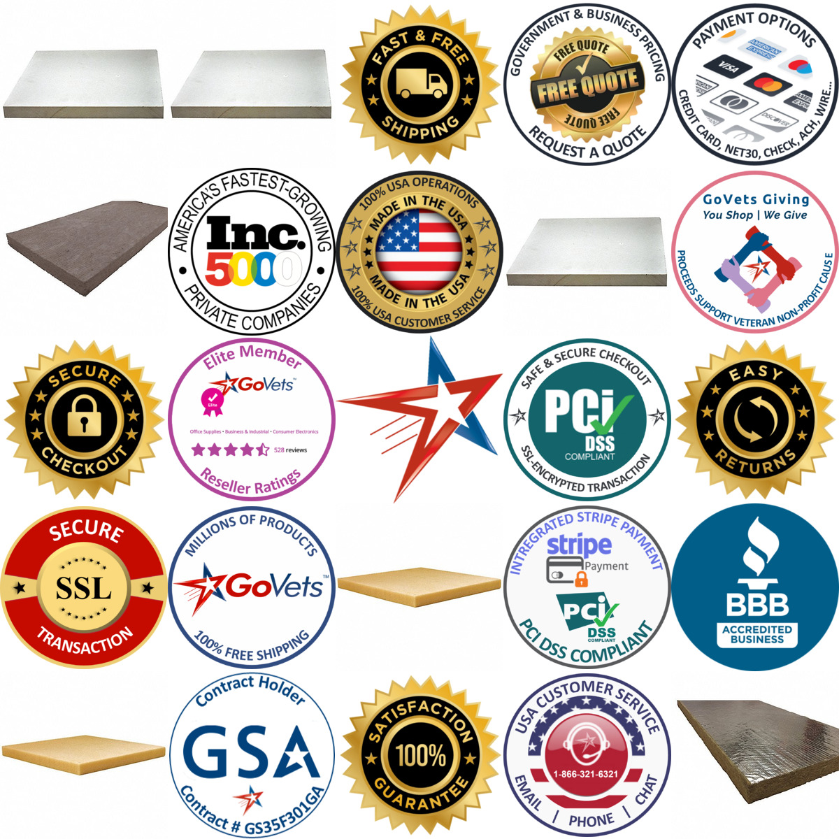 Millions of Products A selection of Insulation Boards products on GoVets