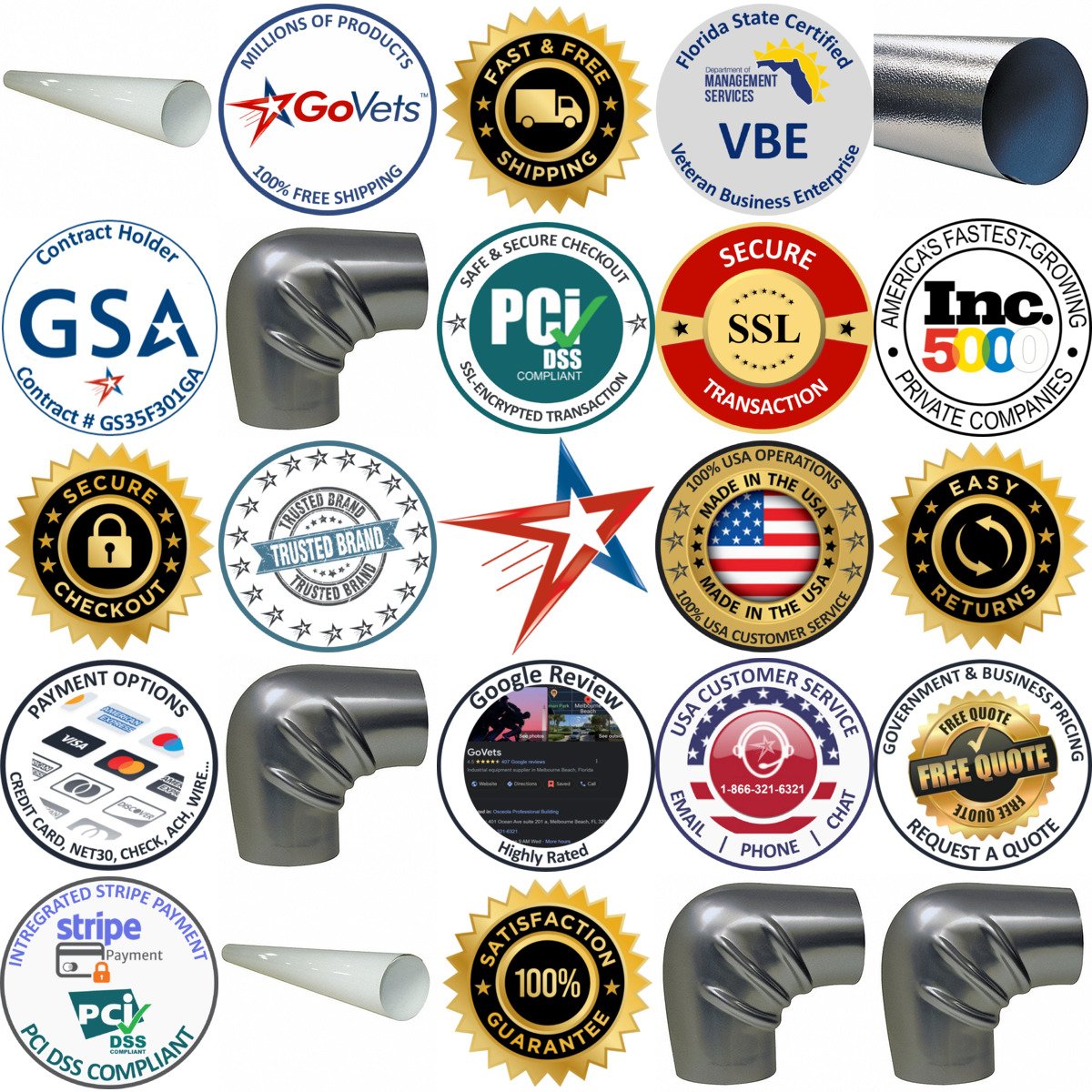 Millions of Products A selection of Pipe Insulation Jacketing products on GoVets