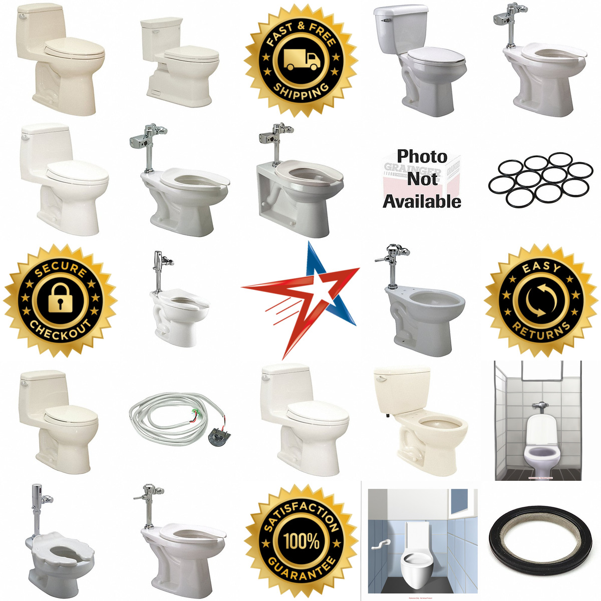 Millions of Products A selection of Toilets products on GoVets